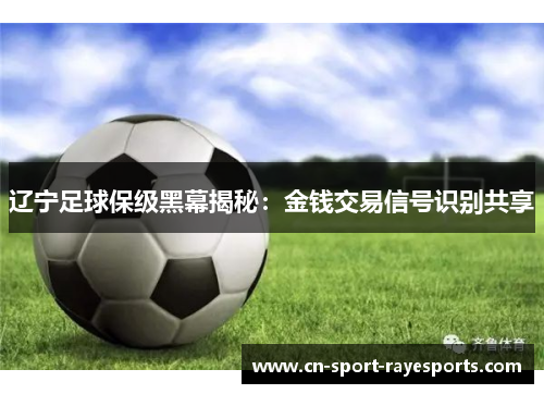辽宁足球保级黑幕揭秘：金钱交易信号识别共享